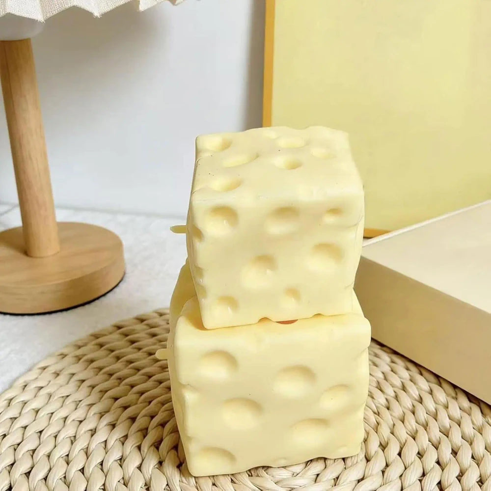 Square Cheese Ball Squishy