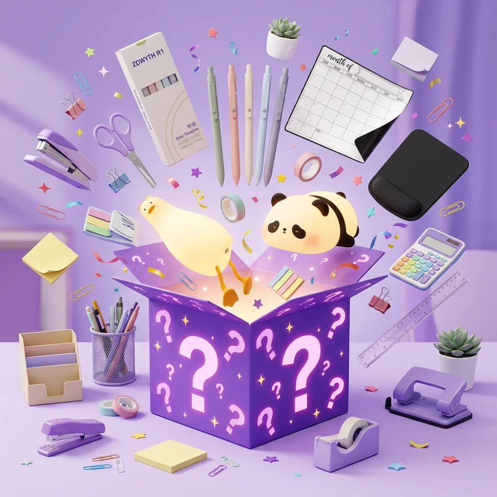 DIY Stationery Scrapbook Mystery Box