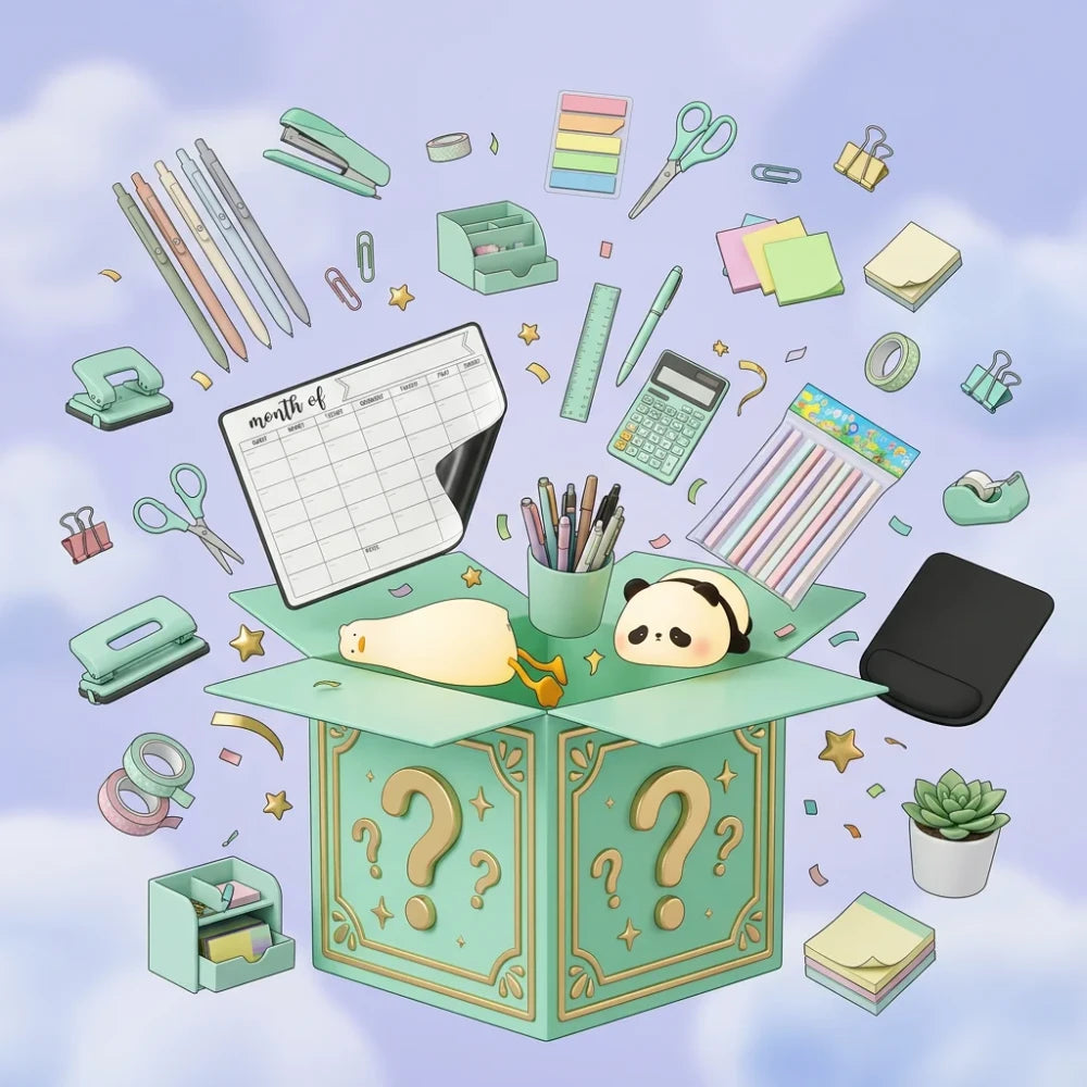 DIY Stationery Scrapbook Mystery Box