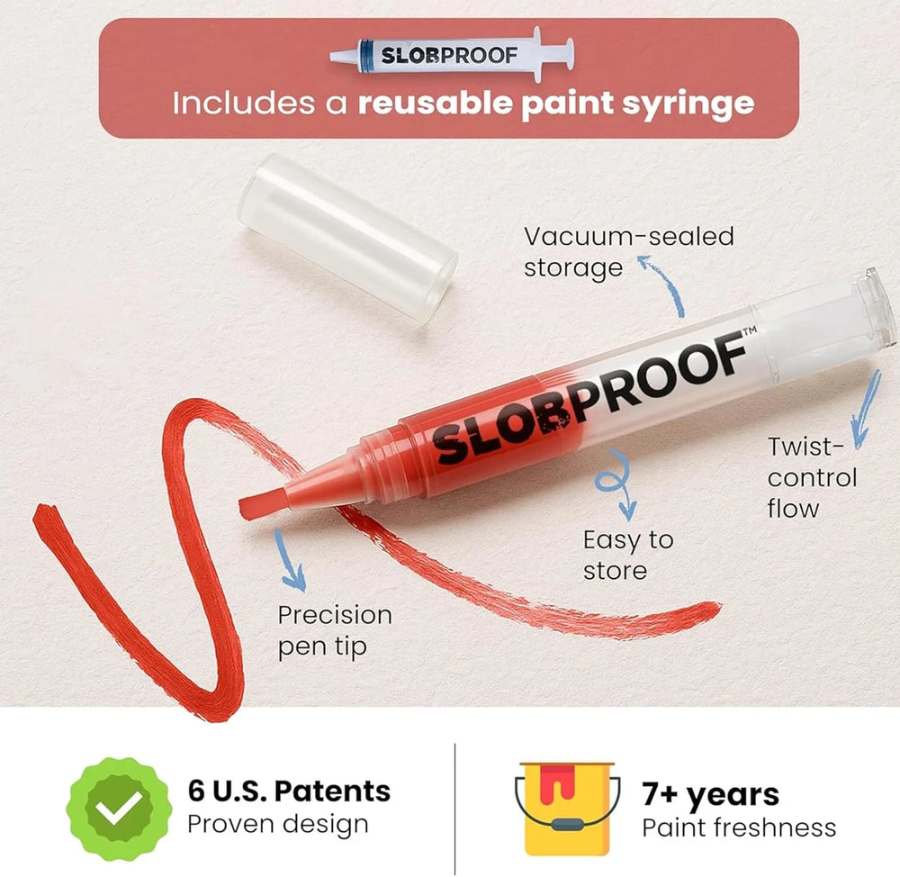 Slobproof Refillable Paint Pen