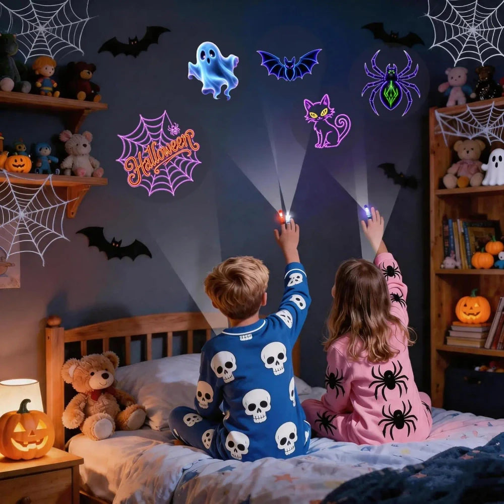 Halloween LED Projection Finger Lights