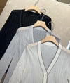 Womens Wool V-Neck Cardigan