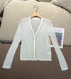 Womens Wool V-Neck Cardigan