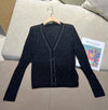 Womens Wool V-Neck Cardigan