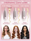 Pink Automatic Curling Iron Gift Set