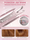 Pink Automatic Curling Iron Gift Set