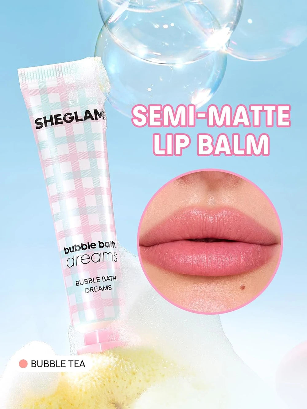 SHEGLAM Bubble Tea Semi-Matte Nourishing Lip Balm