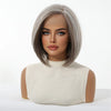 Grey Ombre Short Bob Wig