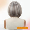 Grey Ombre Short Bob Wig