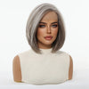 Grey Ombre Short Bob Wig