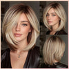 Grey Ombre Short Bob Wig