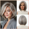 Grey Ombre Short Bob Wig