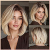 Grey Ombre Short Bob Wig