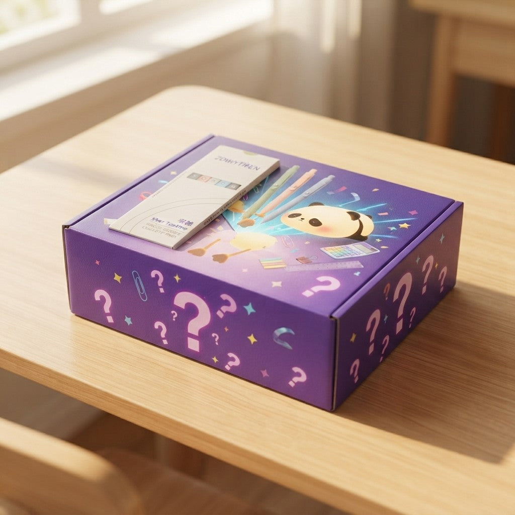 DIY Stationery Scrapbook Mystery Box