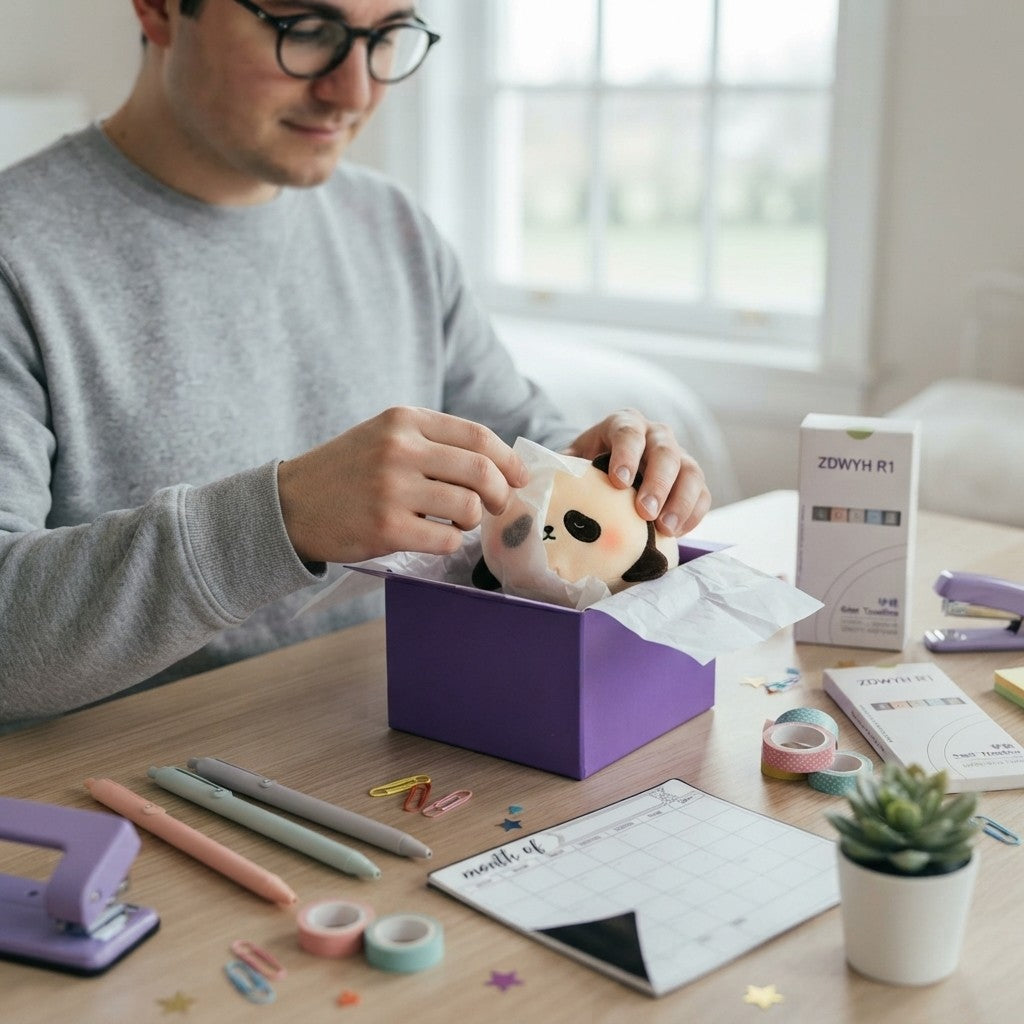 DIY Stationery Scrapbook Mystery Box