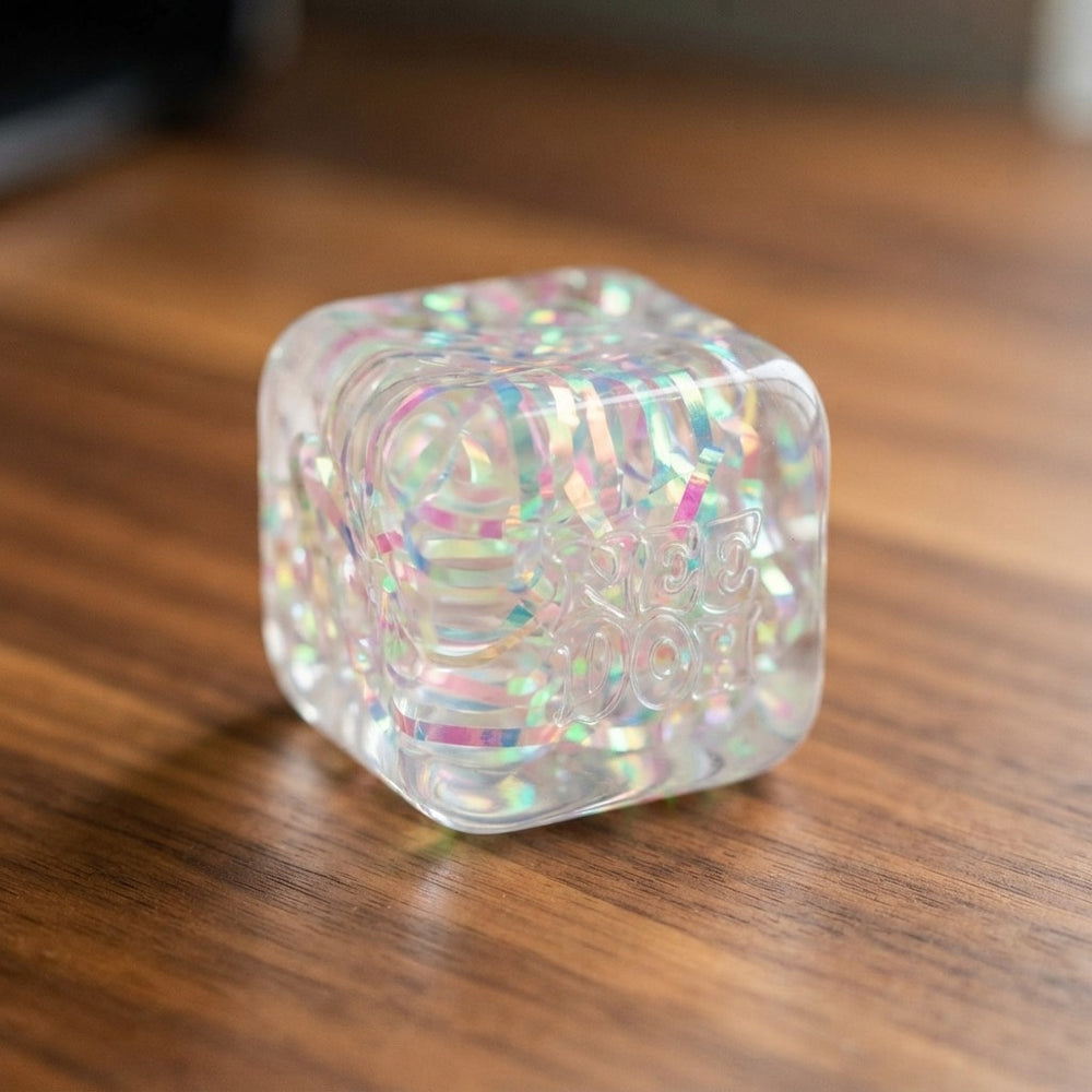 Holographic Ribbon Needoh Squeeze Toy