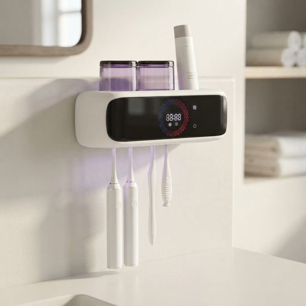 UV Toothbrush Sanitizer Holder