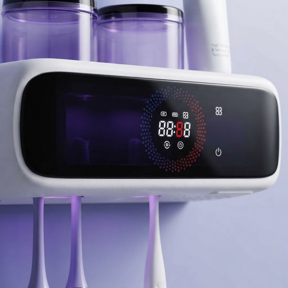 UV Toothbrush Sanitizer Holder